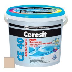 Затирка цементная Ceresit CE 40 Aquastatic Латте №42 2 кг