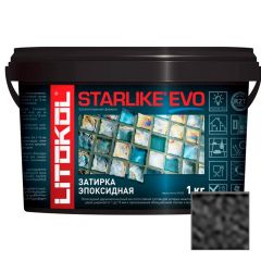 Затирка эпоксидная Litokol Starlike Evo S.145 Nero Carbonio 1 кг