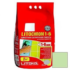 Затирка цементная Litokol Litochrom 1-6 С.330 киви 2 кг