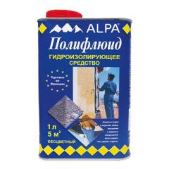 Гидроизолирующее средство Alpa Polyfluid 1 л