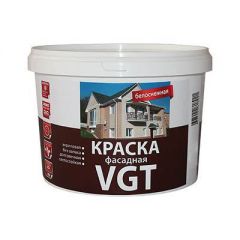 Краска фасадная VGT белоснежная 7 кг