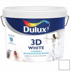 Краска водно-дисперсионная Dulux 3D White BW 10 л