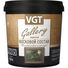 Восковой состав защитный VGT Gallery для декоративных штукатурок Перламутровый 2,4 кг