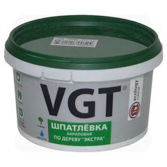 Шпатлевка акриловая по дереву VGT Экстра белая 1 кг