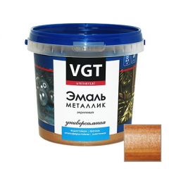 Эмаль VGT ВД-АК-1179 металлик универсальная бронза 1 кг