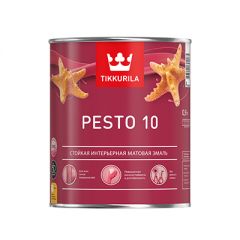 Эмаль алкидная Tikkurila Pesto 10 матовая А 0,9 л