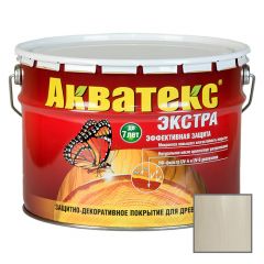 Защитно-декоративное покрытие Акватекс Экстра для древесины Ваниль 9 л