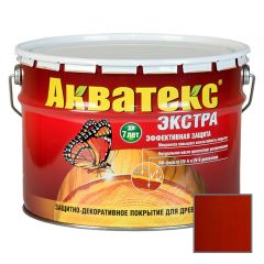 Защитно-декоративное покрытие Акватекс Экстра для древесины Рябина 9 л