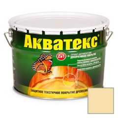 Защитно-декоративное покрытие Акватекс для древесины прозрачный 9 л