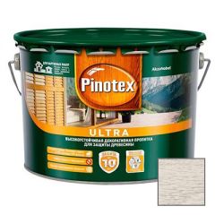 Декоративная пропитка Pinotex Ultra Белый 9 л