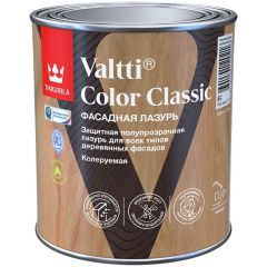 Лазурь фасадная Tikkurila Valtti Color Classic бесцветная 2,7 л