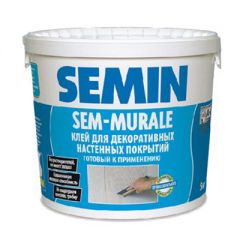 Клей готовый для обоев и стеклотканей Semin Sem-Murale 10 кг
