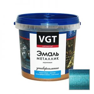 Эмаль VGT ВД-АК-1179 металлик универсальная аквамарин 1 кг