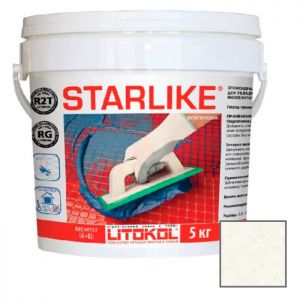 Затирка эпоксидная Litokol Litochrom Starlike C.270 White 5 кг
